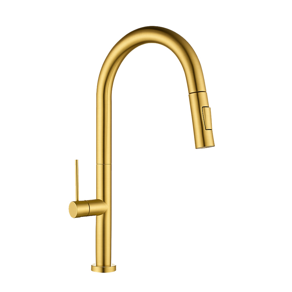 Monocomando Balcão Com Chuveiro Extensível Scala Golden - Image 2