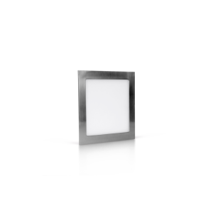 Painel Encastrar Quadrado Niquel 120mm 6W 6000K