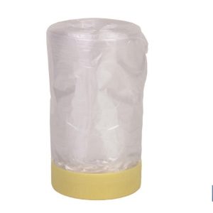 Rolo de fita crepe com plástico 80º 180cmx22.5M