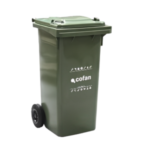 Contentor Para Lixo C/ 2 rodas 120L