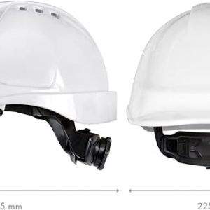 Capacete de Proteção Branco WERKU WK100180 – Segurança e Conforto Profissional