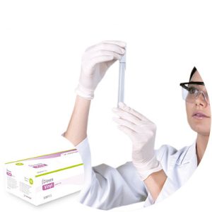 Luvas de exame em Lâtex sem Pó